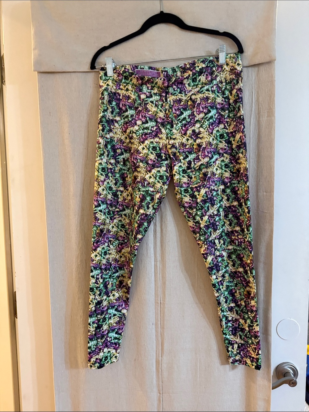 Mardi Gras Stretch Leggings - Unknown Brand